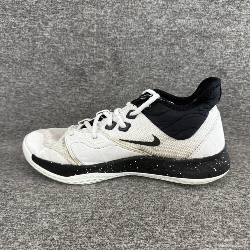 ✅NIKE Paul George 3 Basketball Shoes Mens 8 PG3 Sneaker Black/White CN9512-108 - Picture 11 of 11